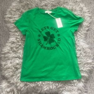 NWT No Comment  “Shamrocked” Tee